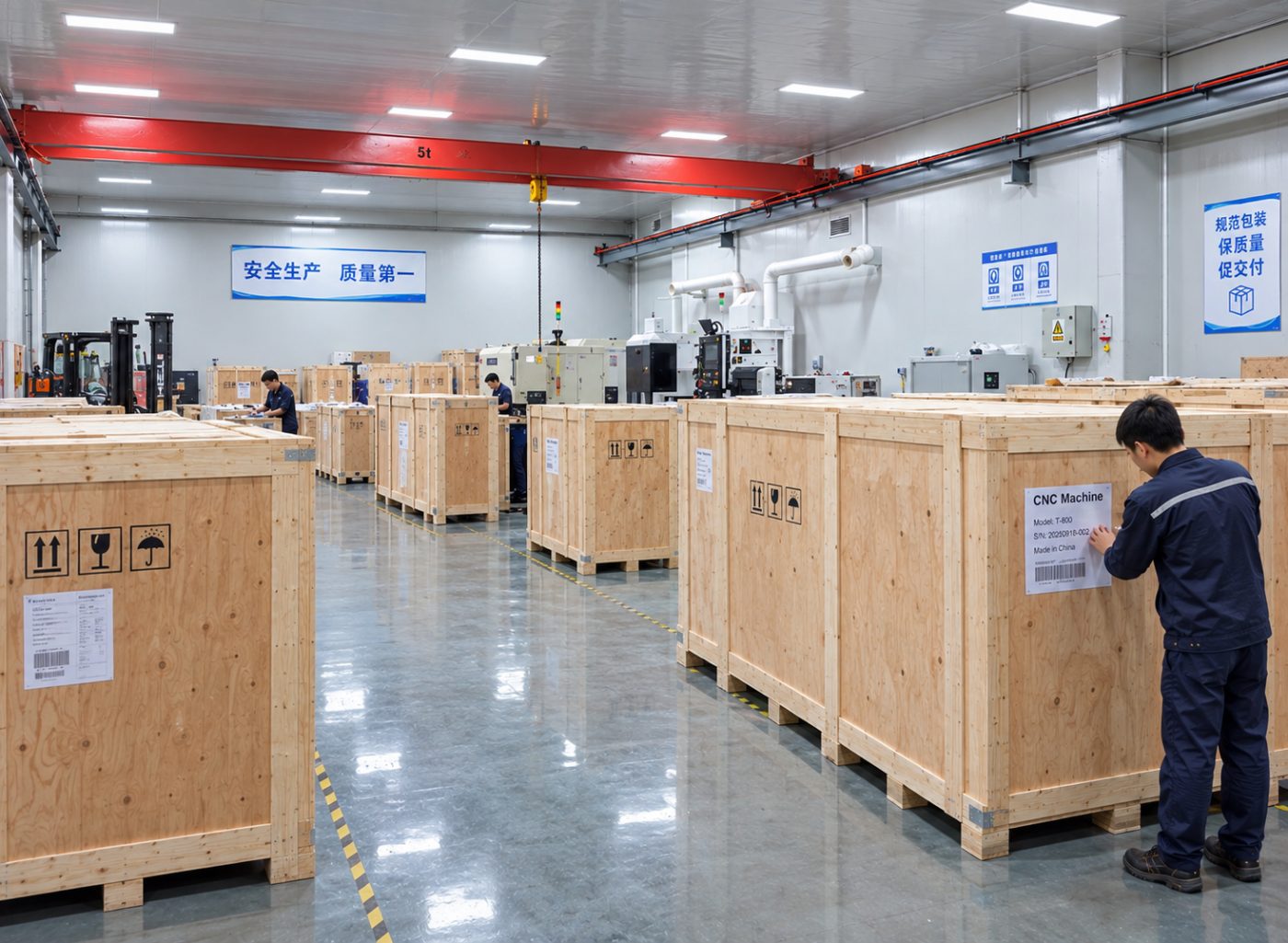 Export Packaging & Shipping Area