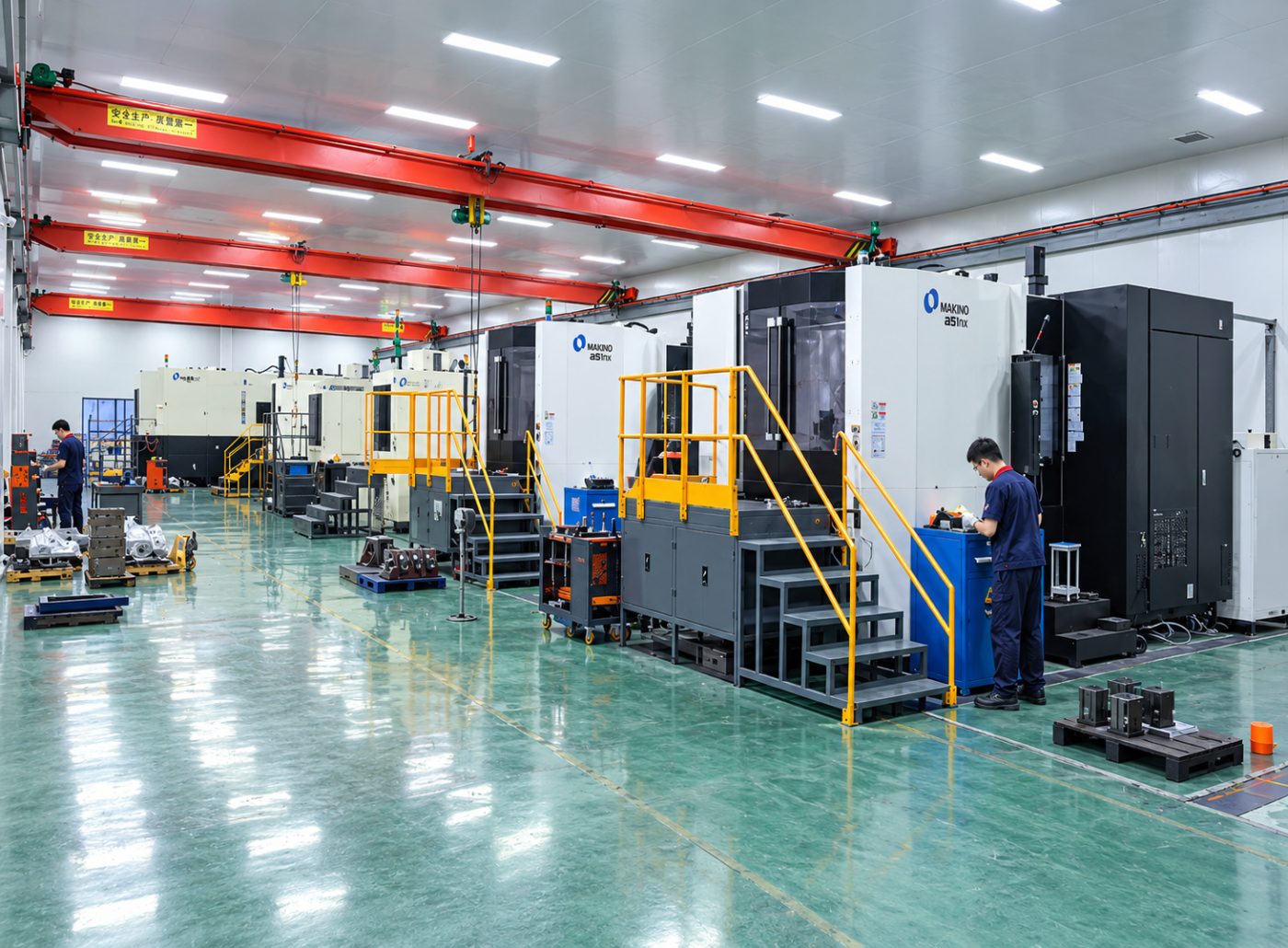 Makino Machining Center Workshop