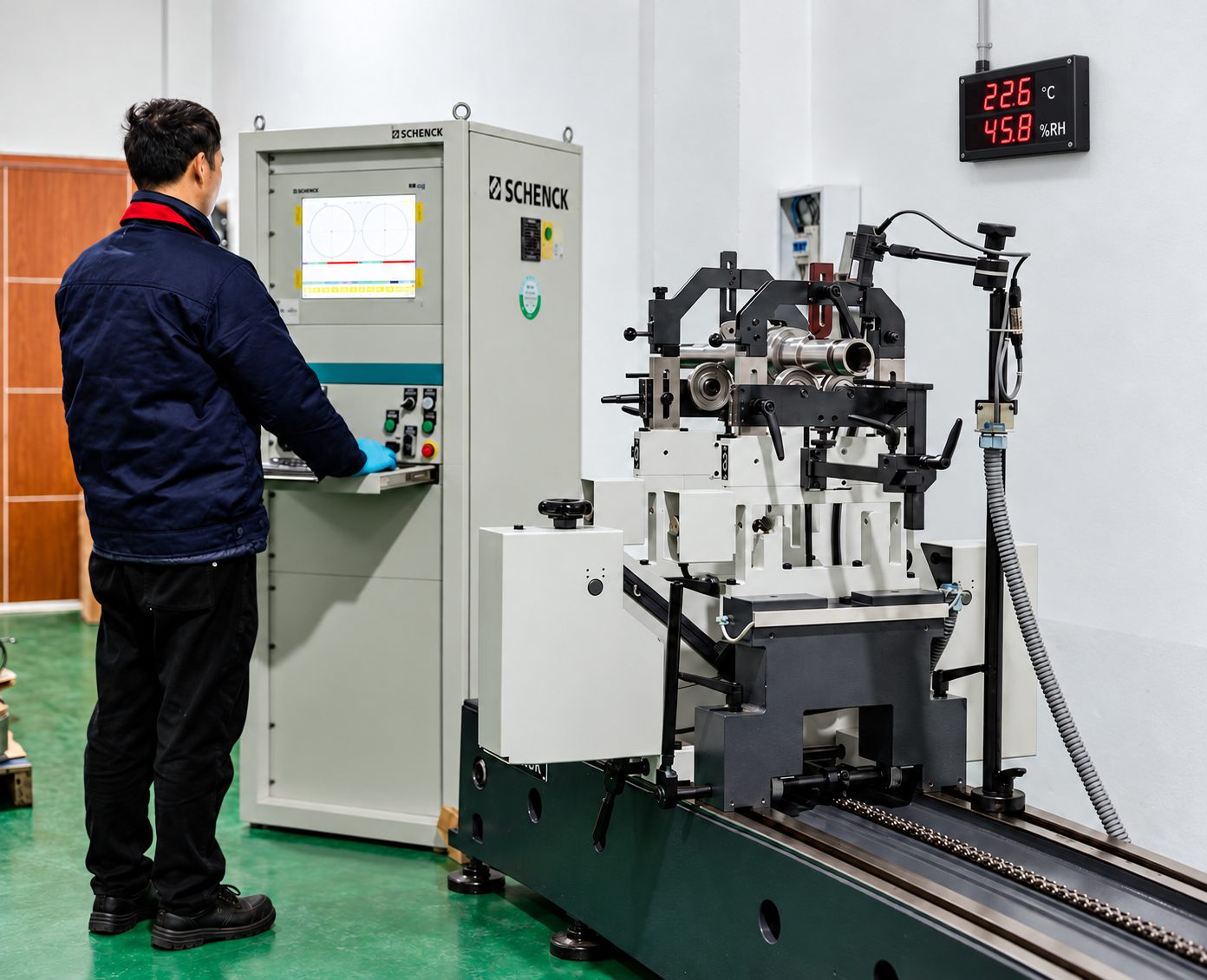 Schenck Dynamic Balancing Machine
