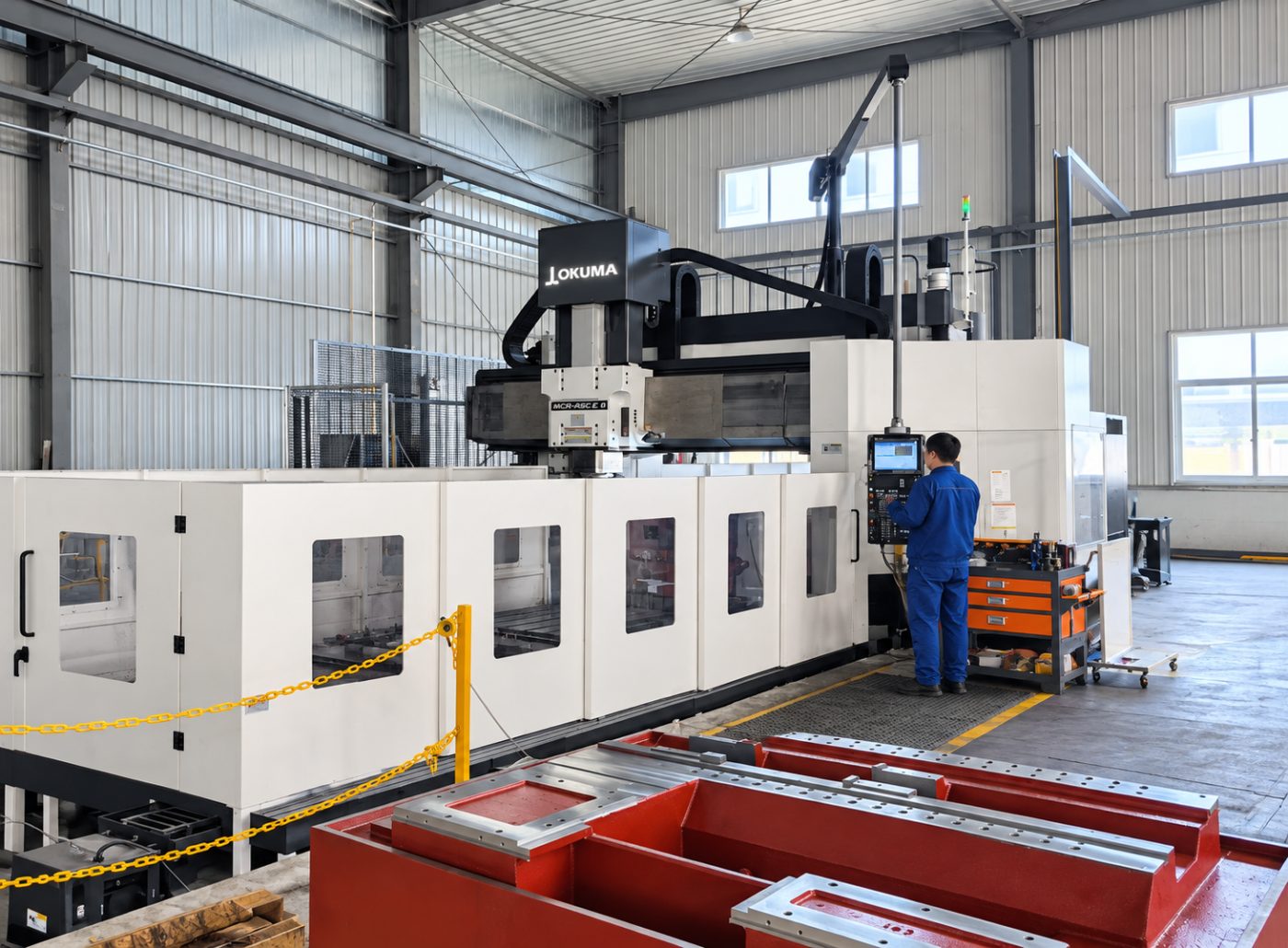 Okuma Gantry Machining Workshop