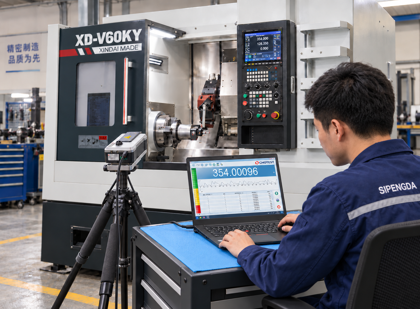 Renishaw laser measurement system